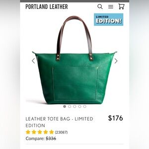 Bacalar Portland Leather medium tote.